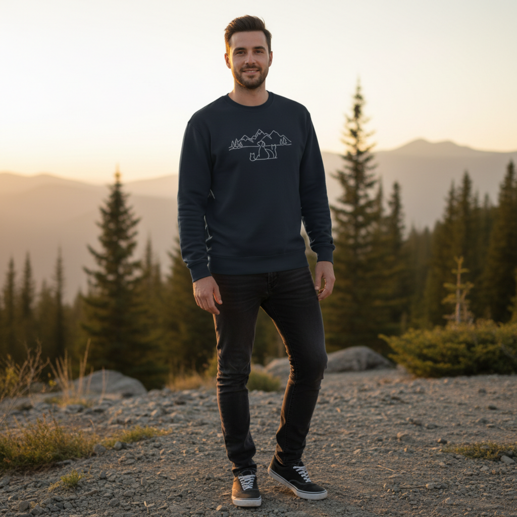 "Ensō" Sudadera Premium unisex - Streetwear Silhouette