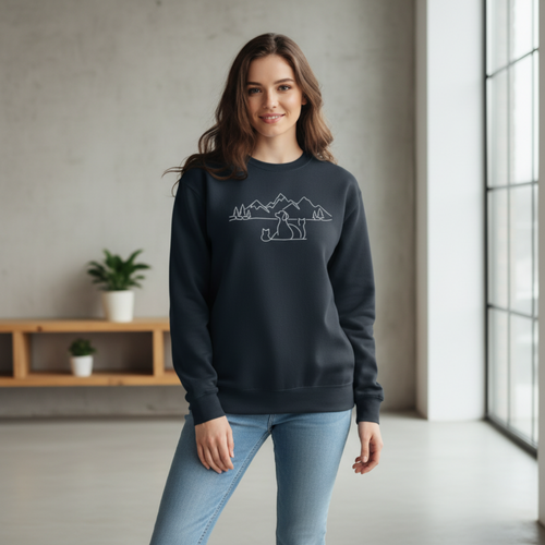 "Ensō" Sudadera Premium unisex - Streetwear Silhouette