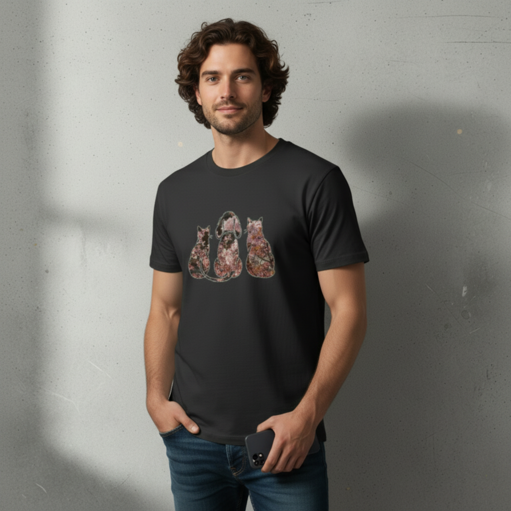 "Ikebana" Playera Premium para hombre - Tailored Silhouette