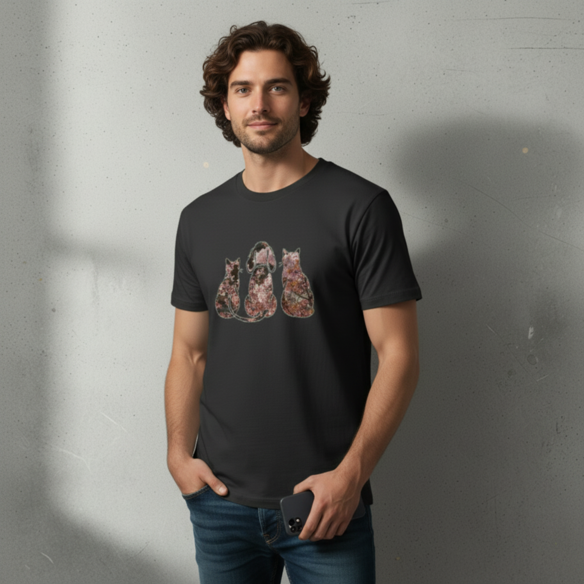 "Ikebana" Playera Premium para hombre - Tailored Silhouette