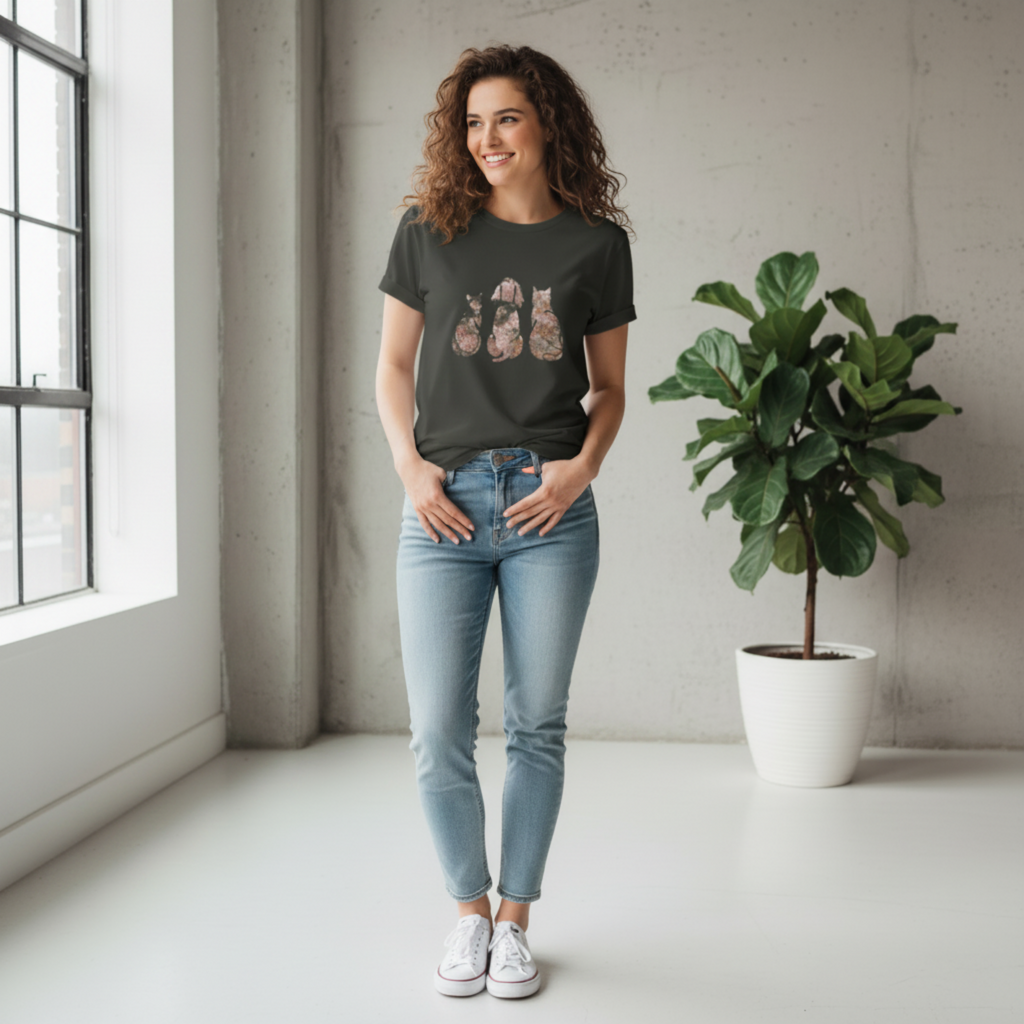 "Ikebana" Playera para mujer - Tailored Silhouette