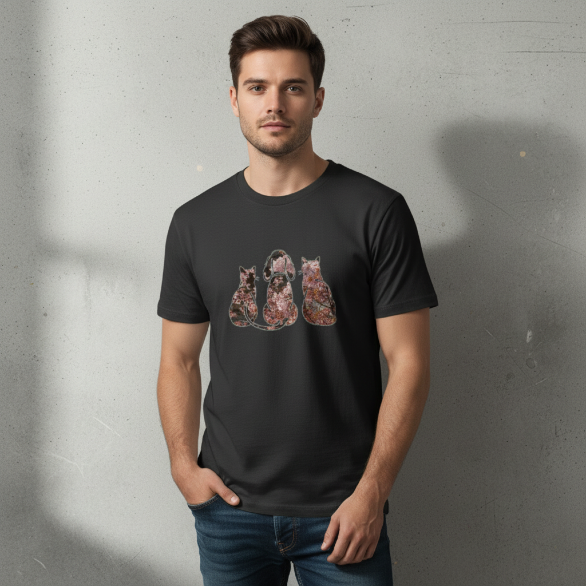 "Ikebana" Playera Premium para hombre - Tailored Silhouette