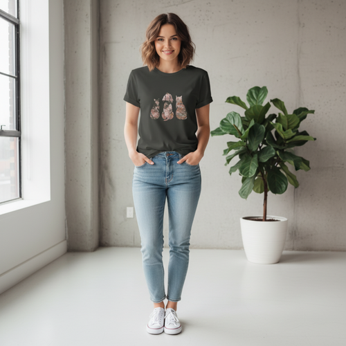 "Ikebana" Premium Women's T-Shirt - Tailored Silhouette