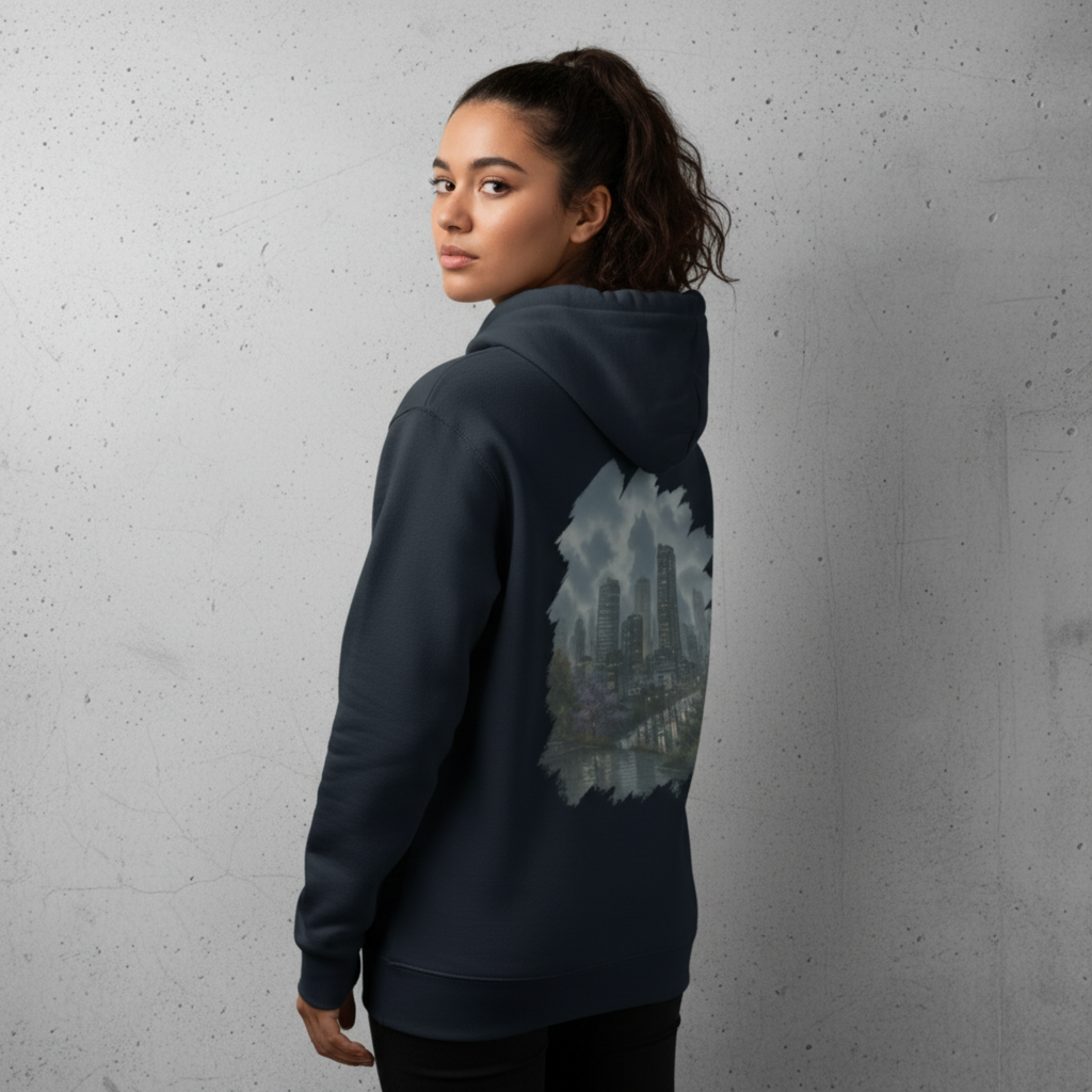 "Nebula City" - Premium Hoodie unisex - High-End Streetwear