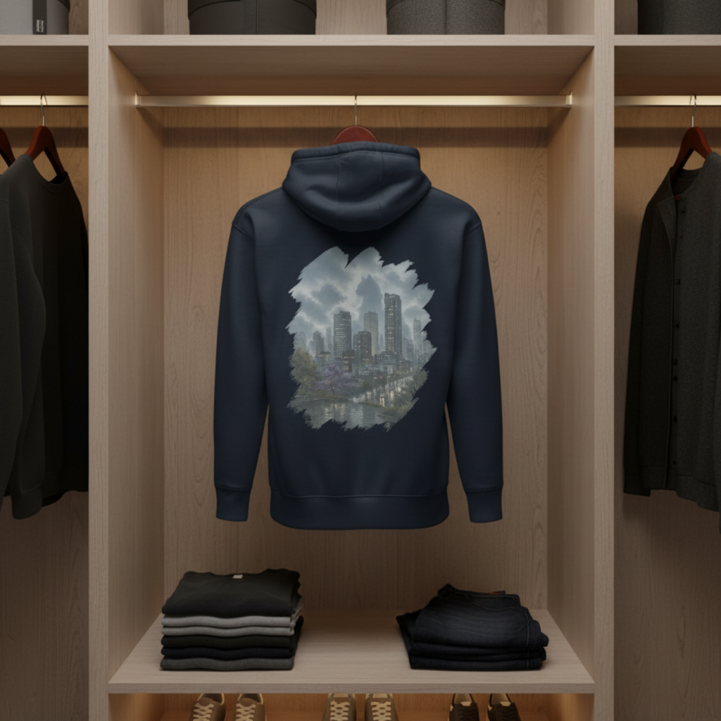 "Nebula City" - Premium Hoodie unisex - High-End Streetwear