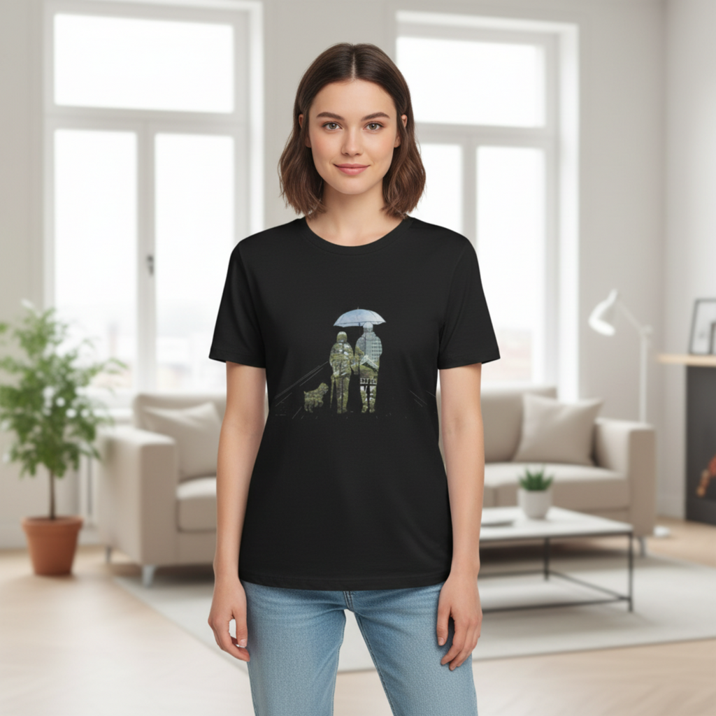 "Ukiyo" Playera Premium de cintura alta para mujer - TShirt Silhouette
