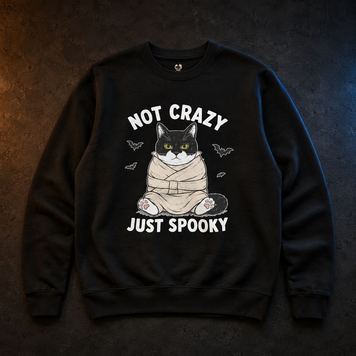 "Not Crazy Just Spooky" Sudadera Unisex