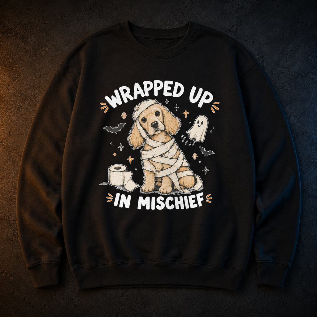 "Wrapped up in mischief" Sudadera Unisex