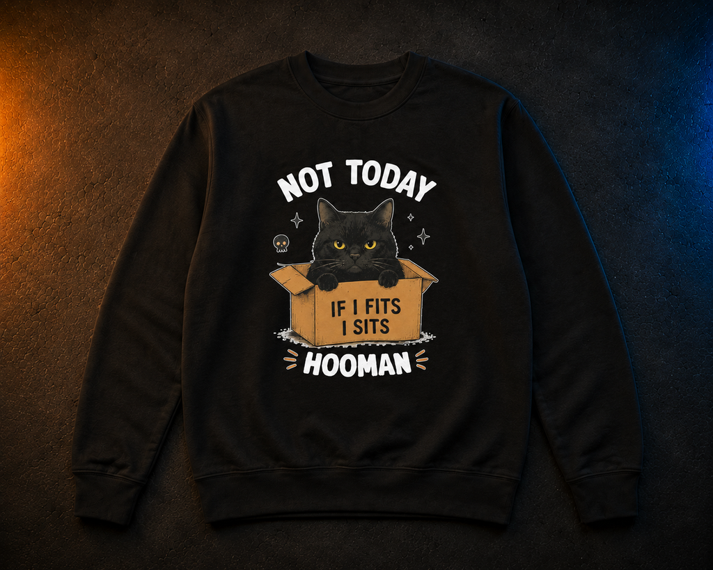 "Not today Hooman" Sudadera Unisex