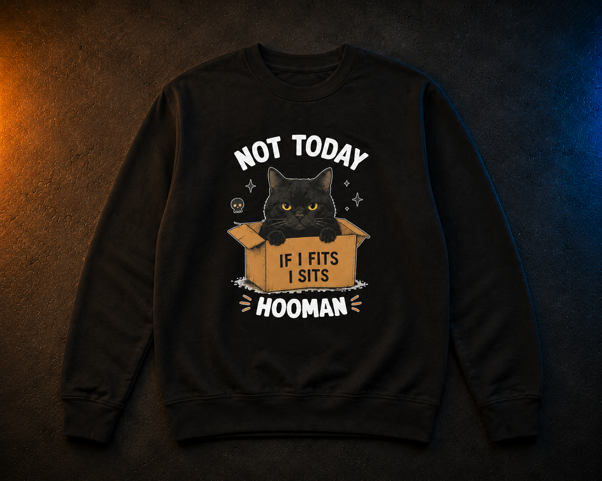 "Not today Hooman" Sudadera Unisex