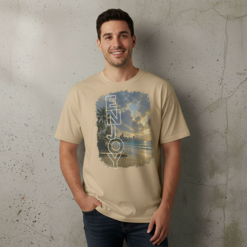 "Drift" - Playera Unisex Oversize cuello alto