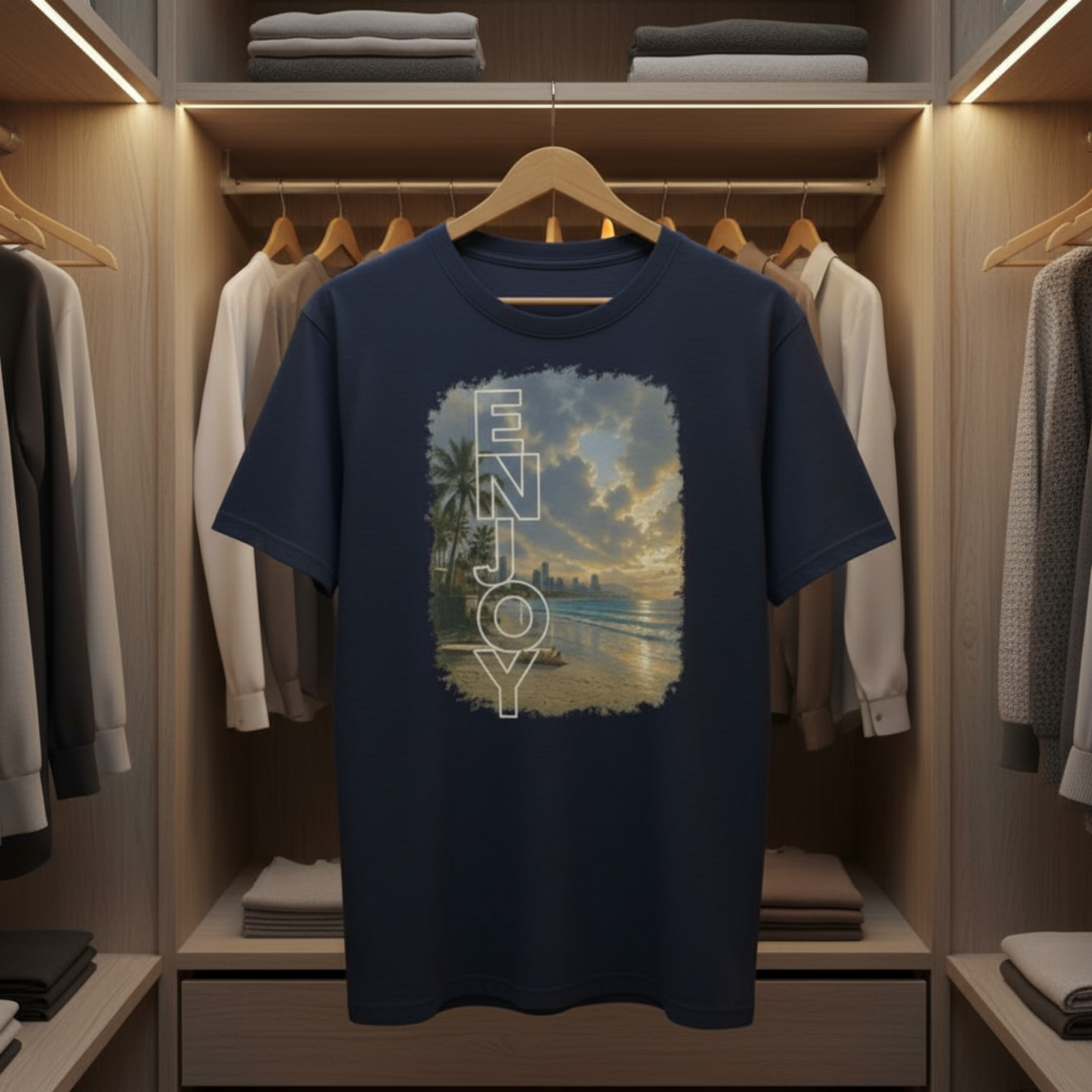 "Drift" - Playera Unisex Oversize cuello alto