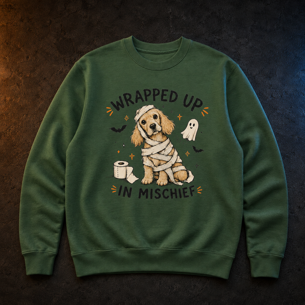 "Wrapped up in mischief" Sudadera Unisex