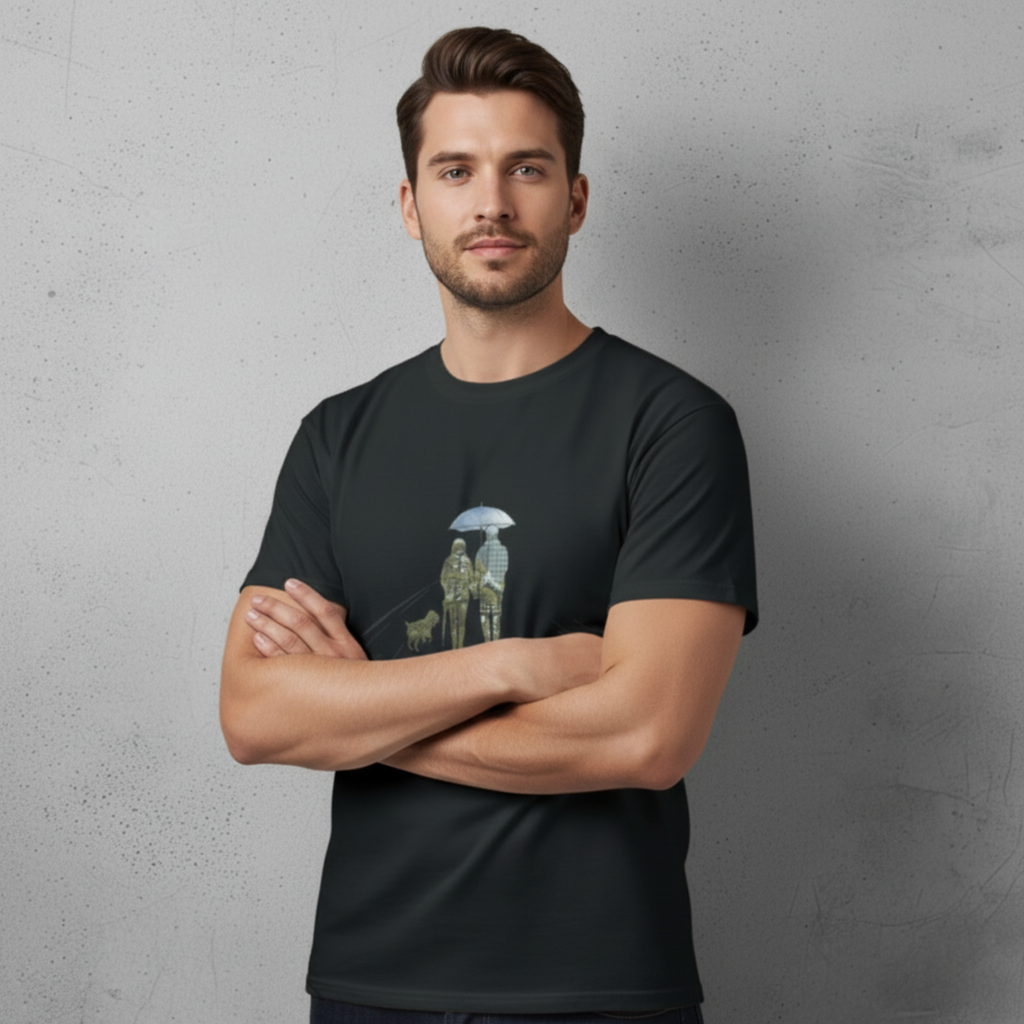 "Ukiyo" Playera Premium para hombre - TShirt Silhouette